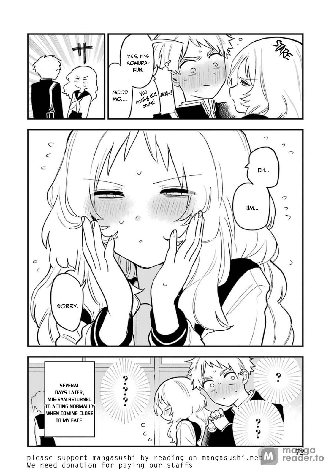 Suki na Ko ga Megane wo Wasureta, Chapter 34 image 4